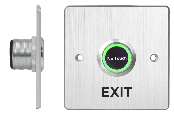 No Touch Press to Exit Button