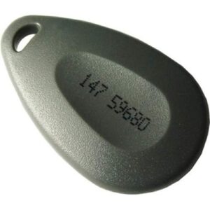 Videx PBXBK-1E-MS50 ABS Keyfob MiFare Format 1k Memory, Black, Pack of 10