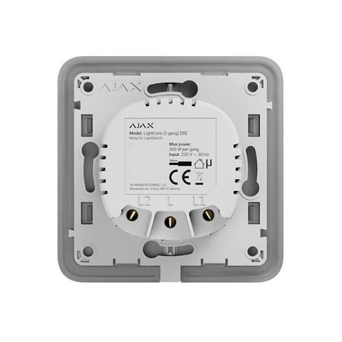Ajax LightCore Relay for Light Switch (1-Gang) - 63114